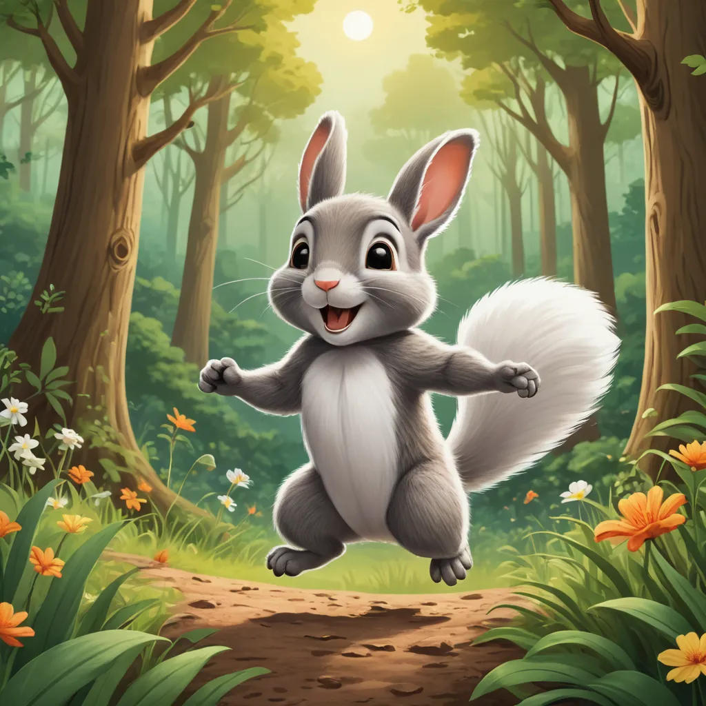 The Brave Little Squirrel Learns Skills