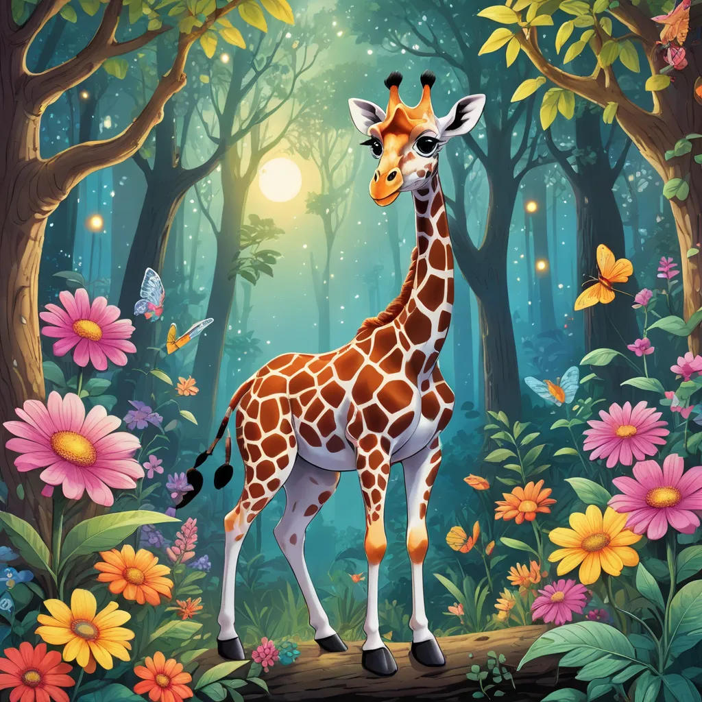 As aventuras da girafa com meias listradas