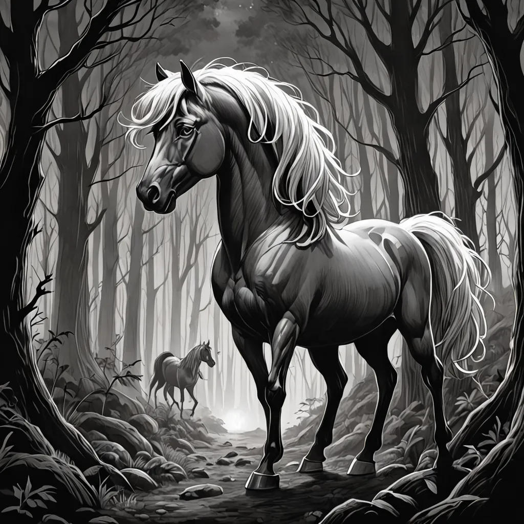 The Haunting Journey of Blue Pony