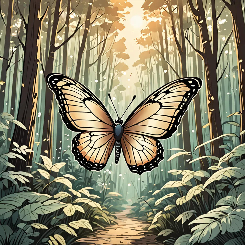 As Aventuras da Borboleta Brilhante
