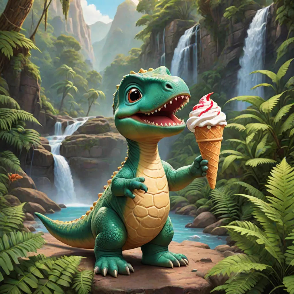 Rex and the Ice Cream Adventure