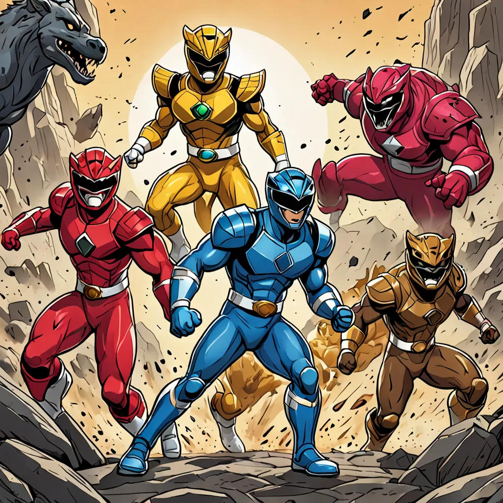 The Power Rangers of Pride Rock