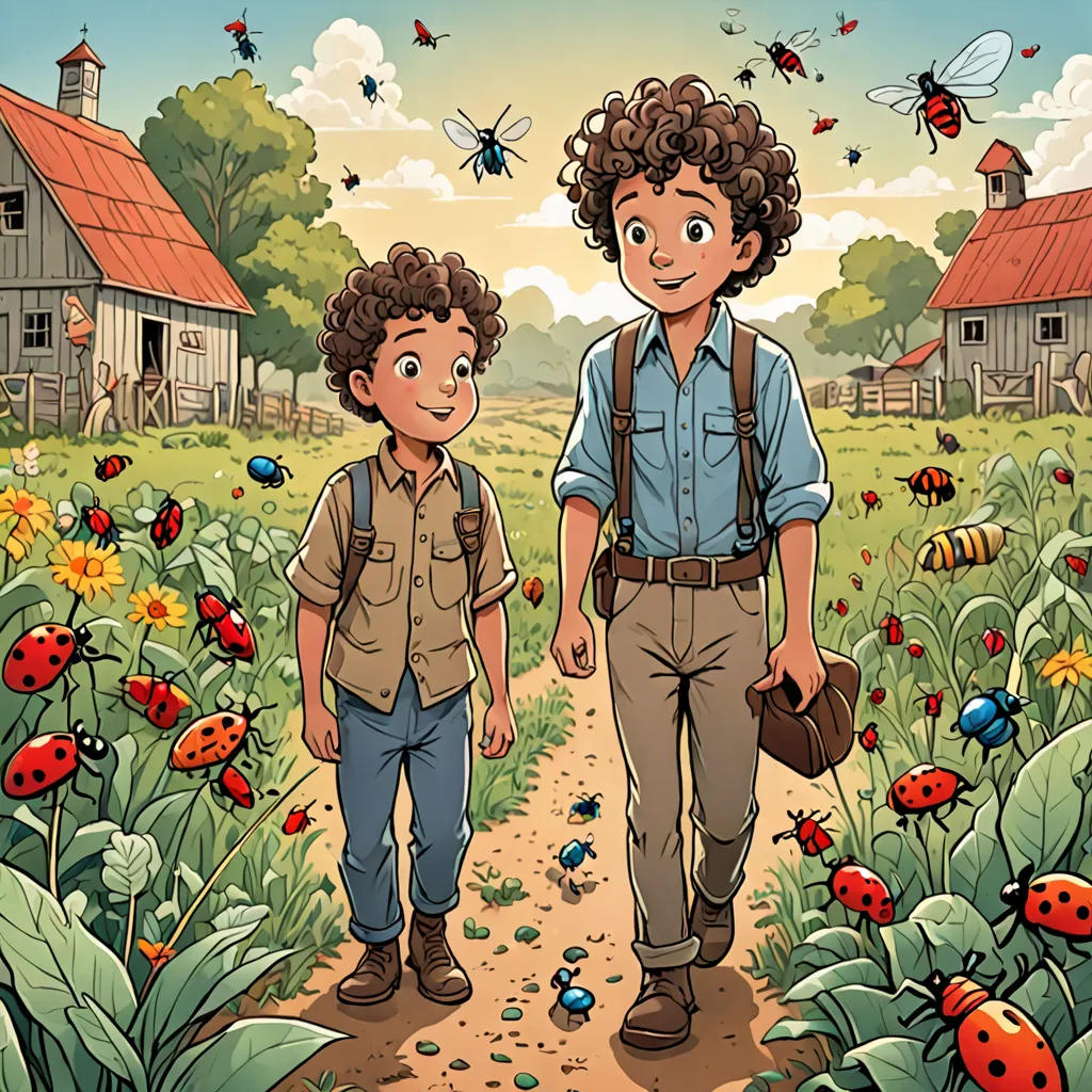 A Bug's Adventure at Grandpa's Farm