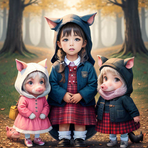 The Three Little Pigs and the Evil Wolf