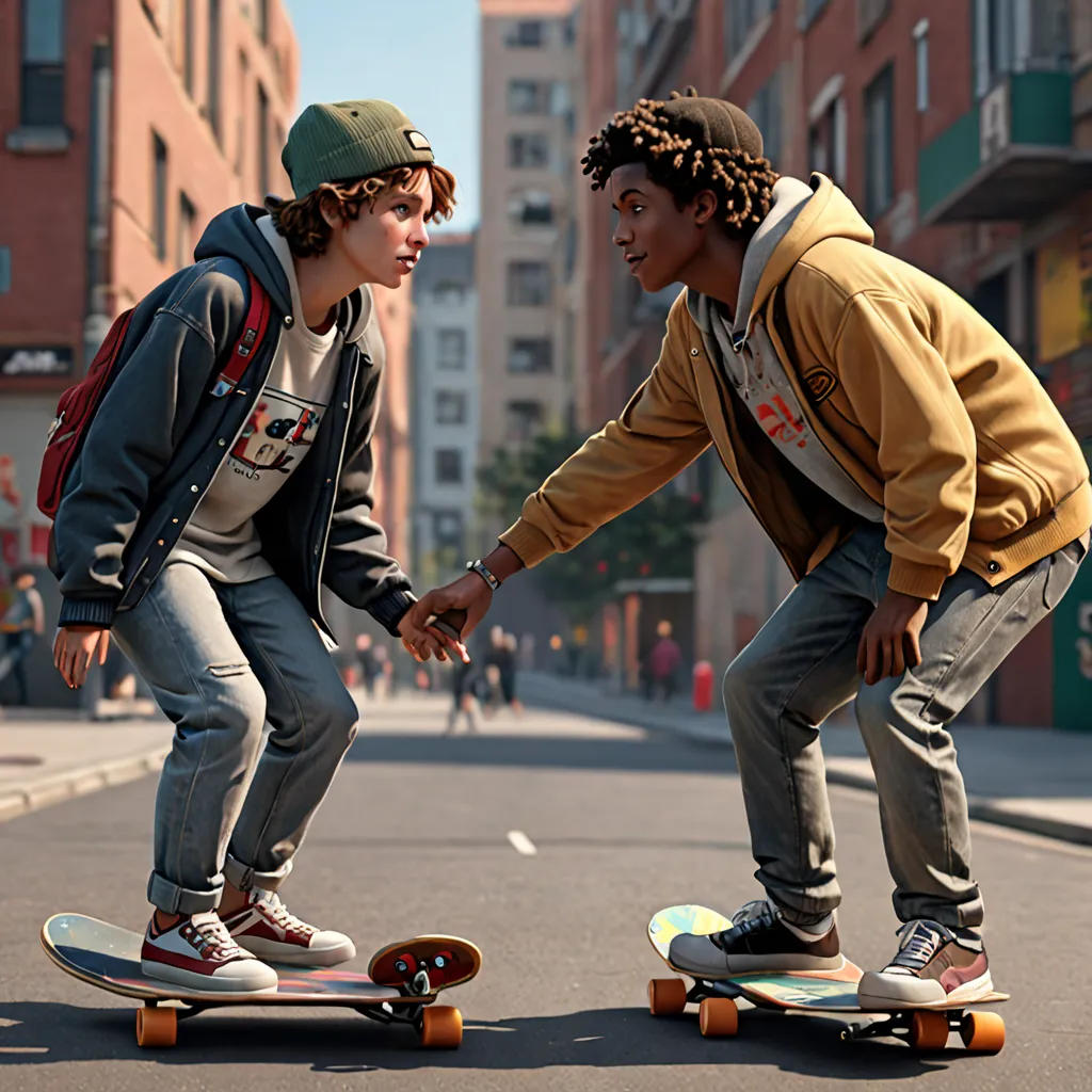 Skateboard Hearts