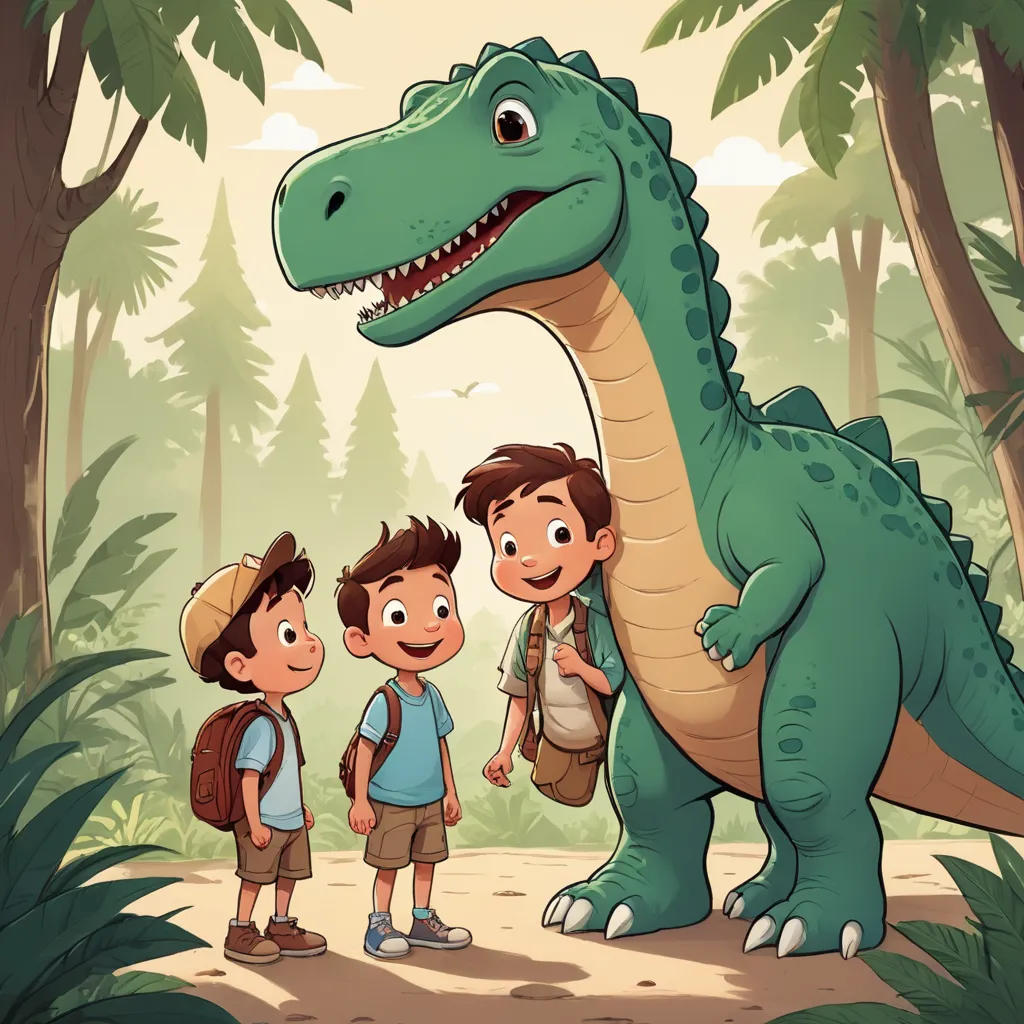 Alvin and the Friendly Dinosaur