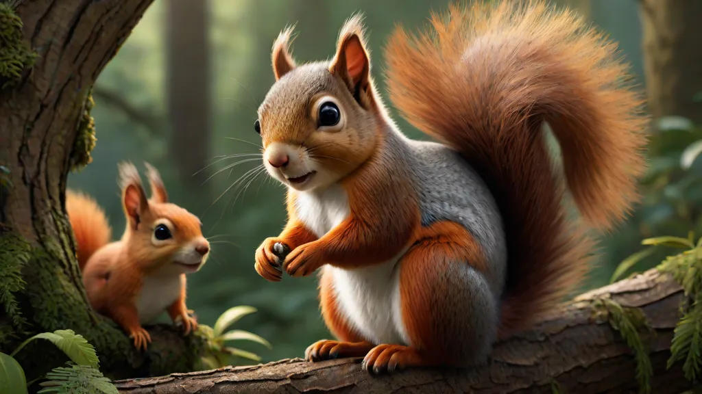 The Brave Little Squirrel