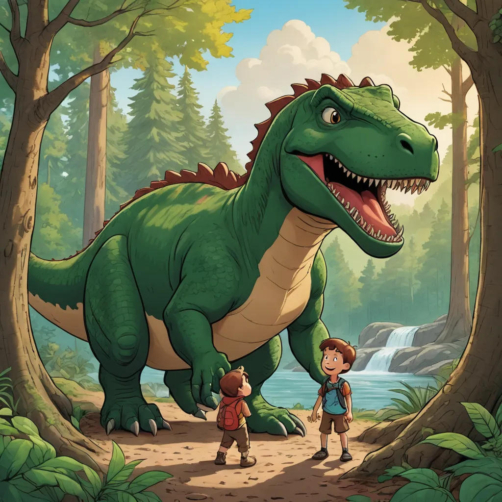 Tyrannosaurus and Max's Adventure