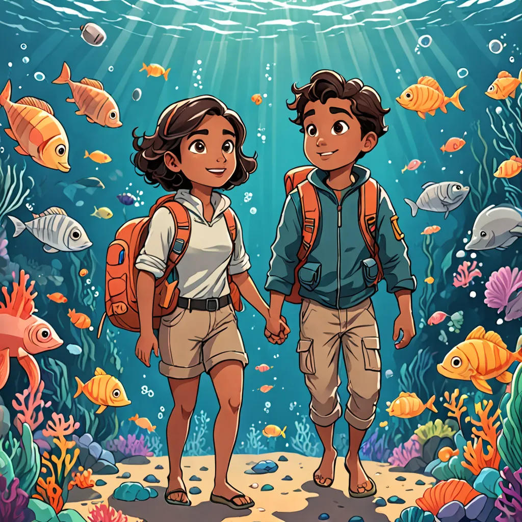 The Underwater Adventure of Amir and Arya