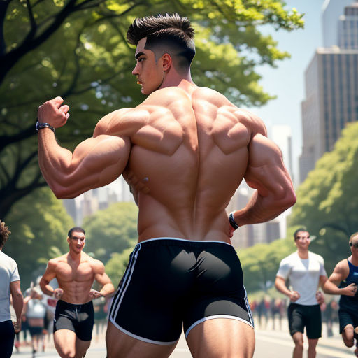 The Shirtless Booty Butt Man