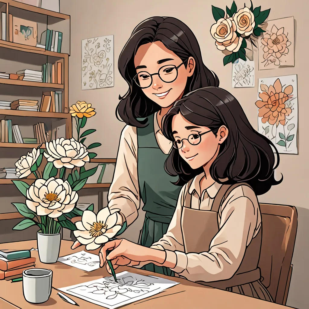 The Paper Flower Surprise