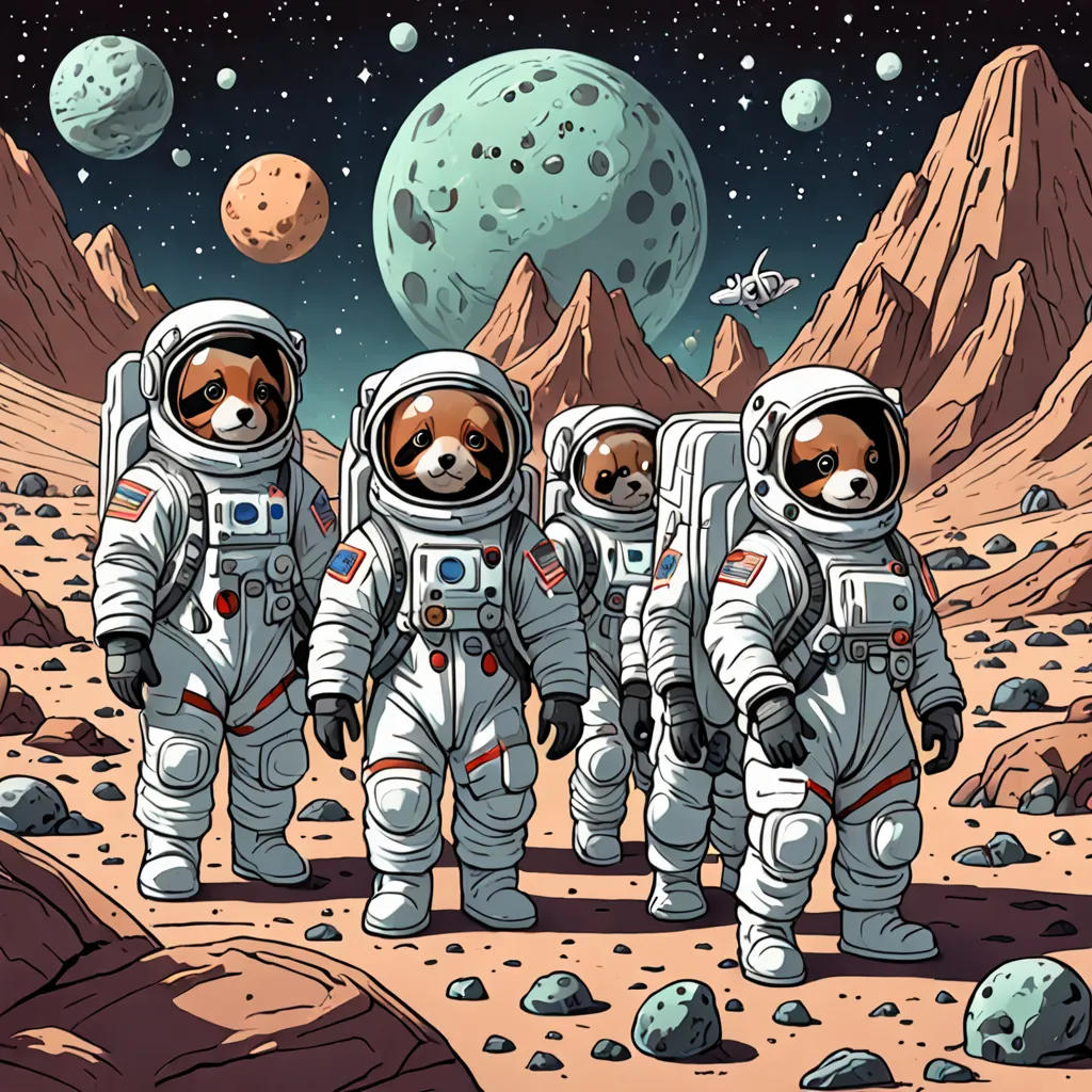 The Adventurous Animals: Space