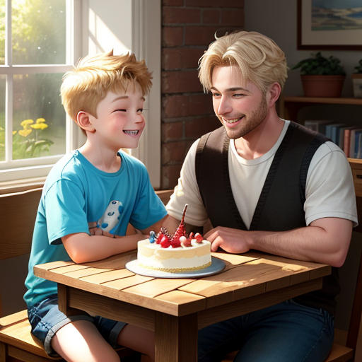 The Boy and the Cat's Cake Adventure