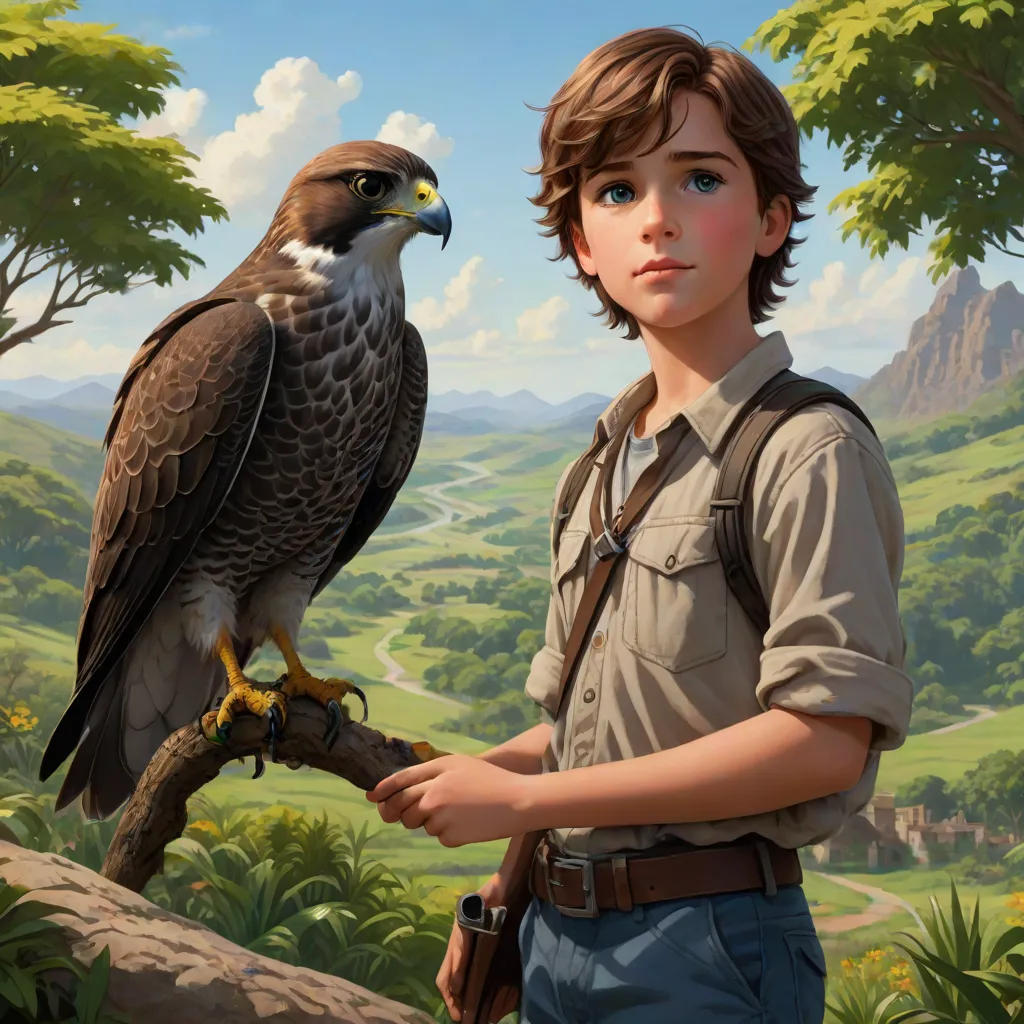 Danny and the Falcons of the UAE