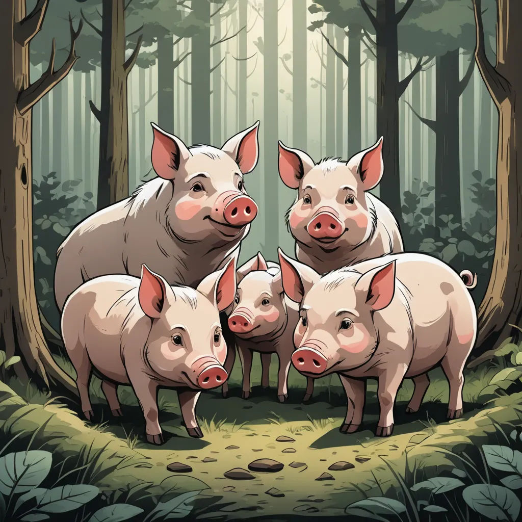 The Three Little Pigs and the Big Bad Wolf