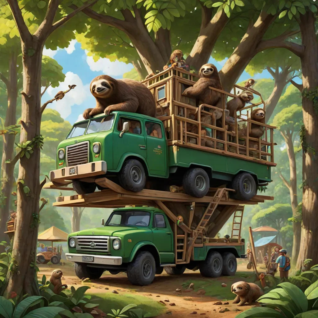 The Sloths and the Wonder Trucks