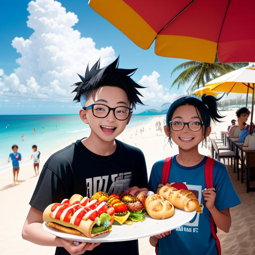 Hungry at the Beach