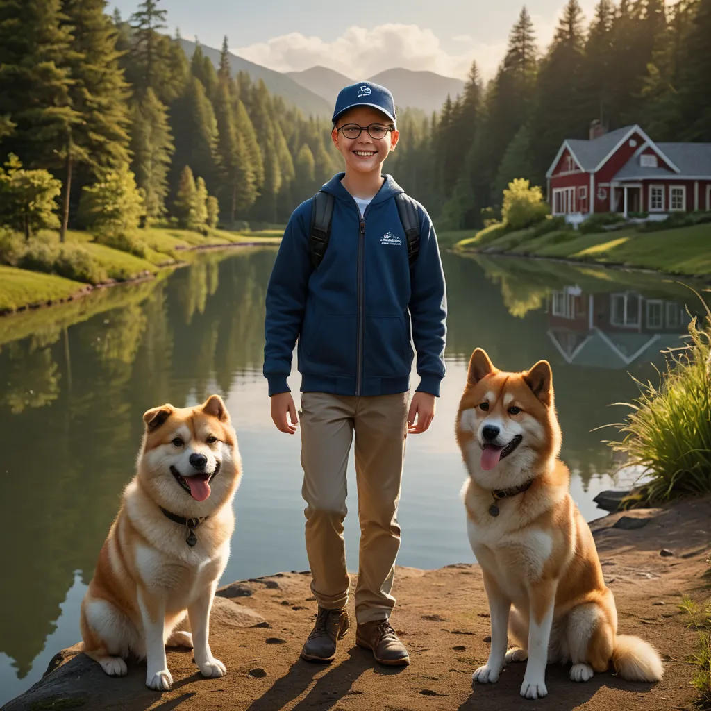 Brothers by the Lake