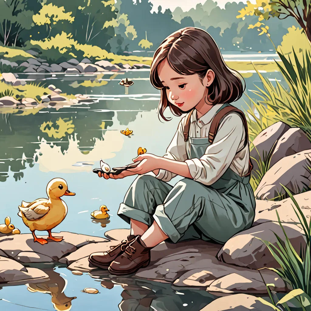 The Girl and the Duck