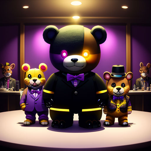 Give you animatronics in fredbear and friends family dinner by