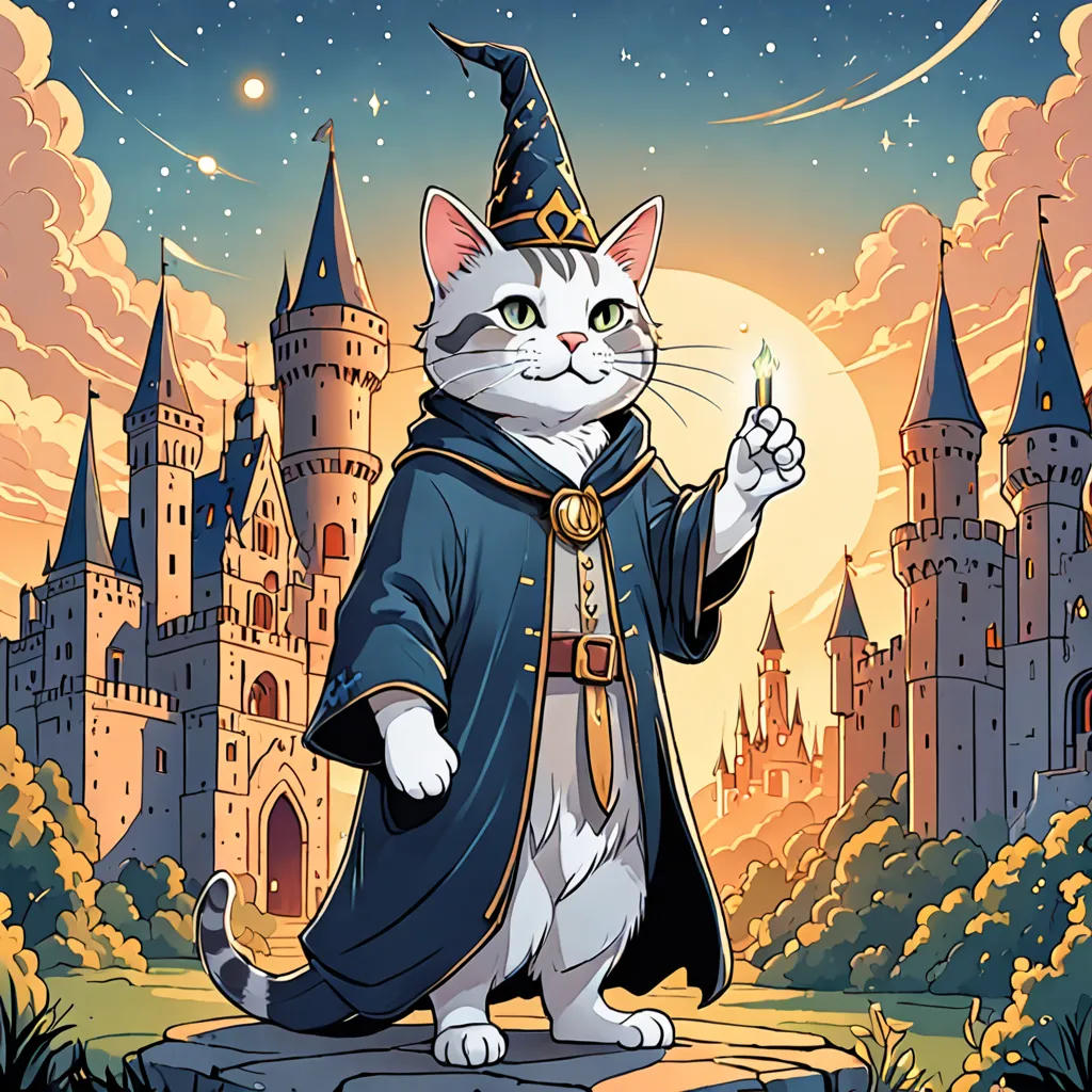 The Cat Wizard's Enchantment
