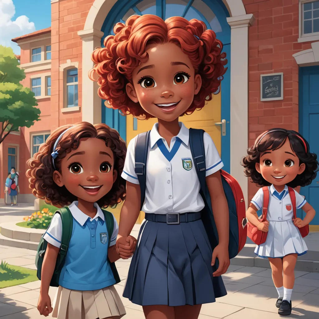Esi's First Day of School