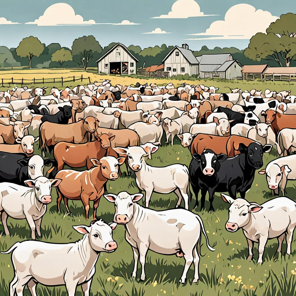 Gosiame's Day at the Animal Farm