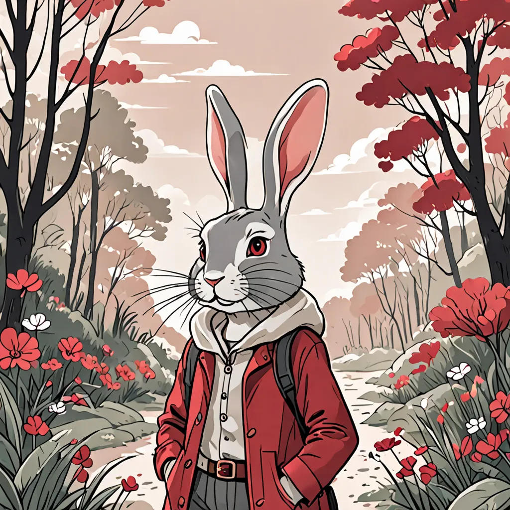 The Brave Little Rabbit and the Magic Forest
