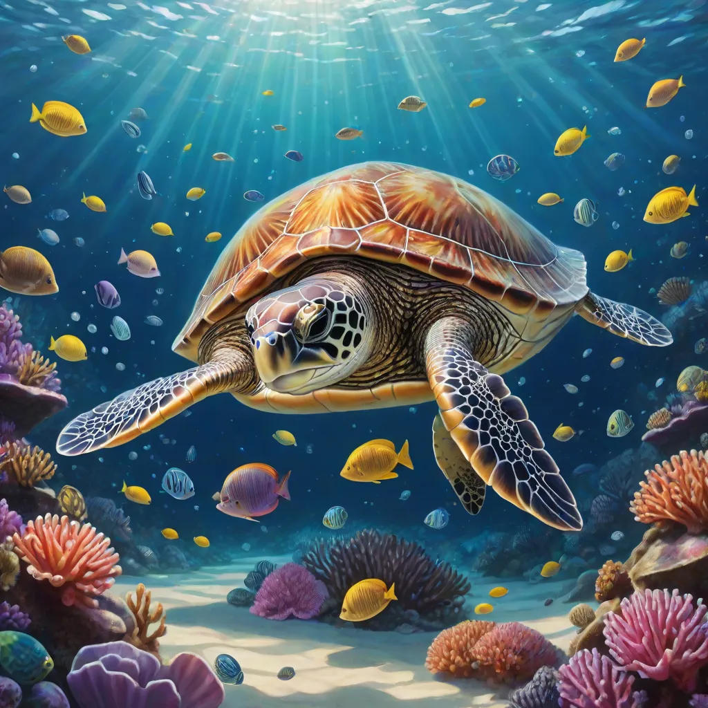 The Journey of Shelly the Turtle
