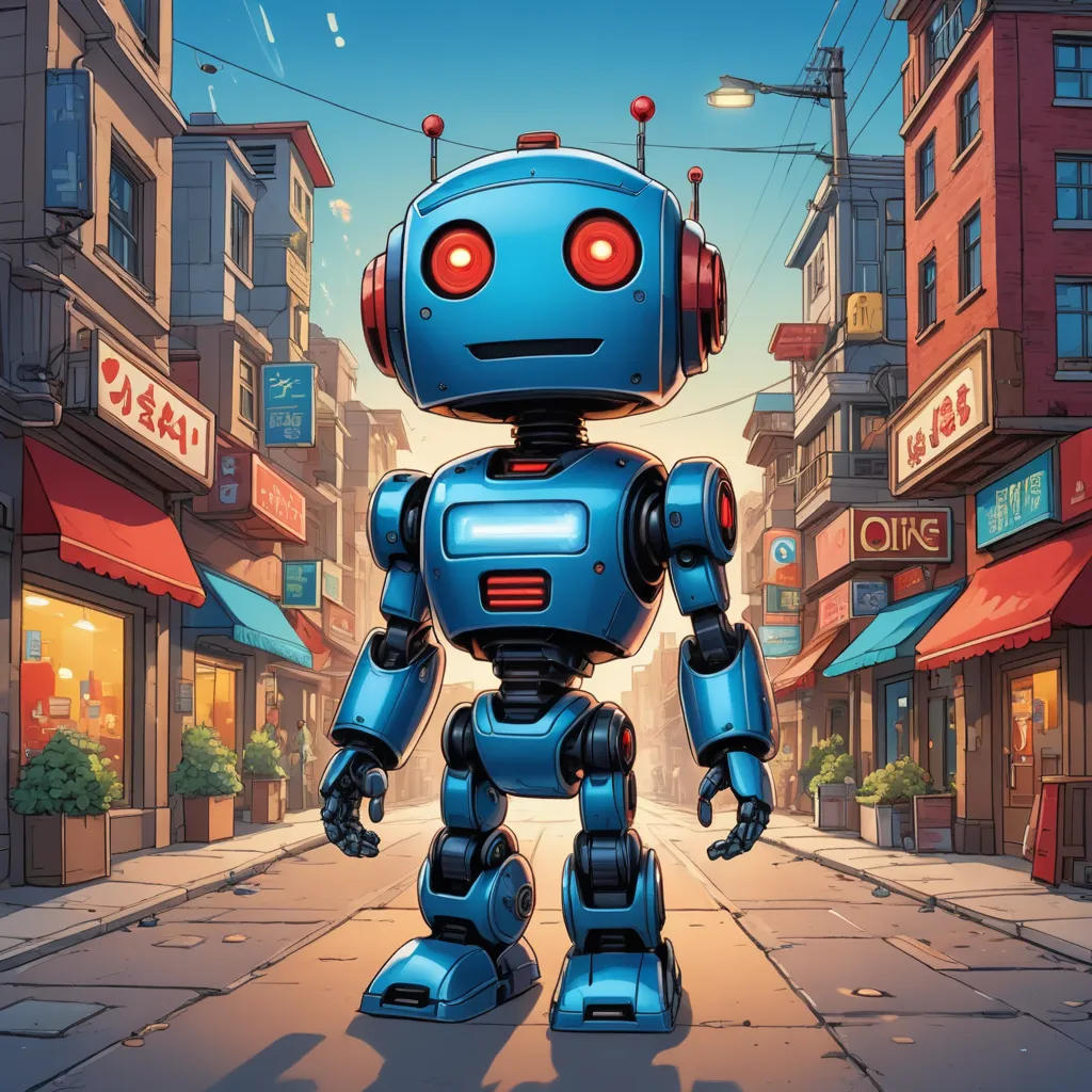 Jakey The Robot Learns To Be Kind