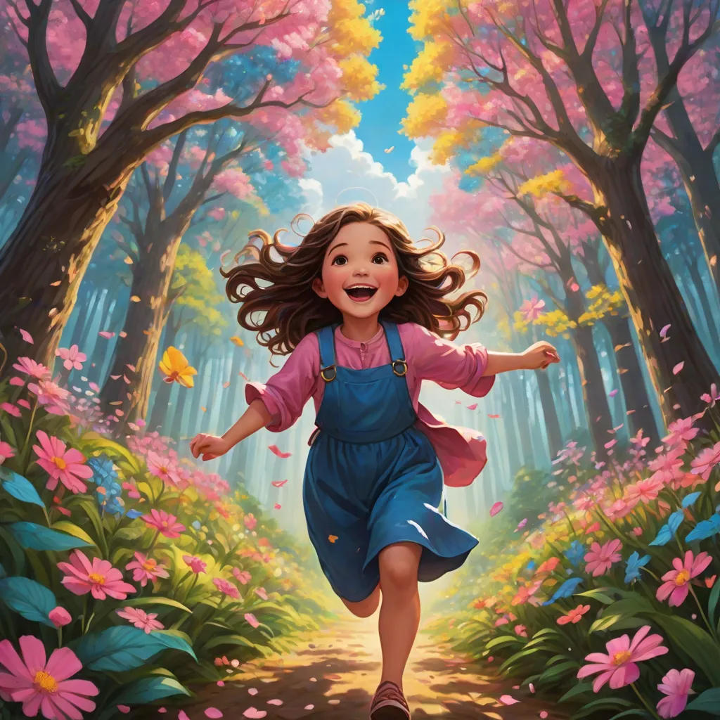Bella and the Colorful Cloud Adventure