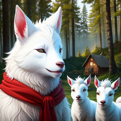 The Seven Little Goats and the Big Bad Wolf