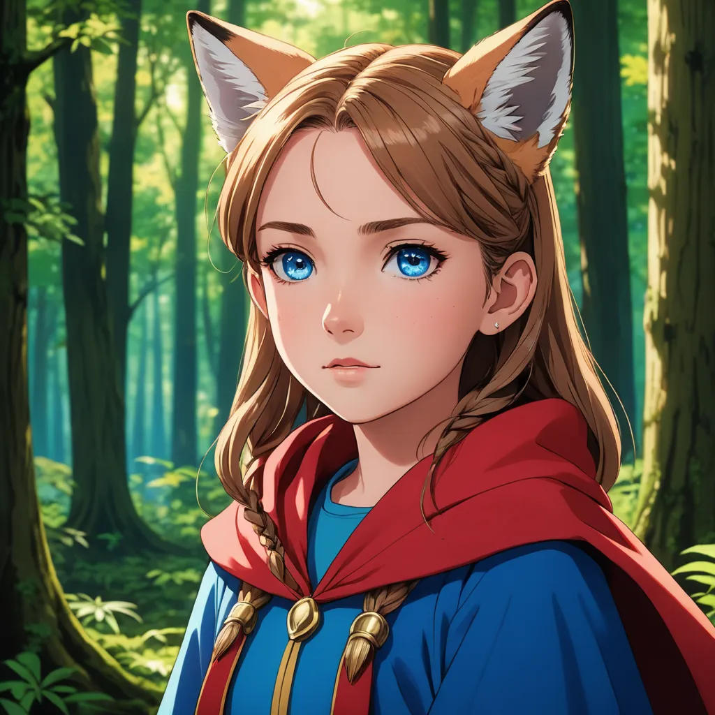 The Blue-Caped Girl