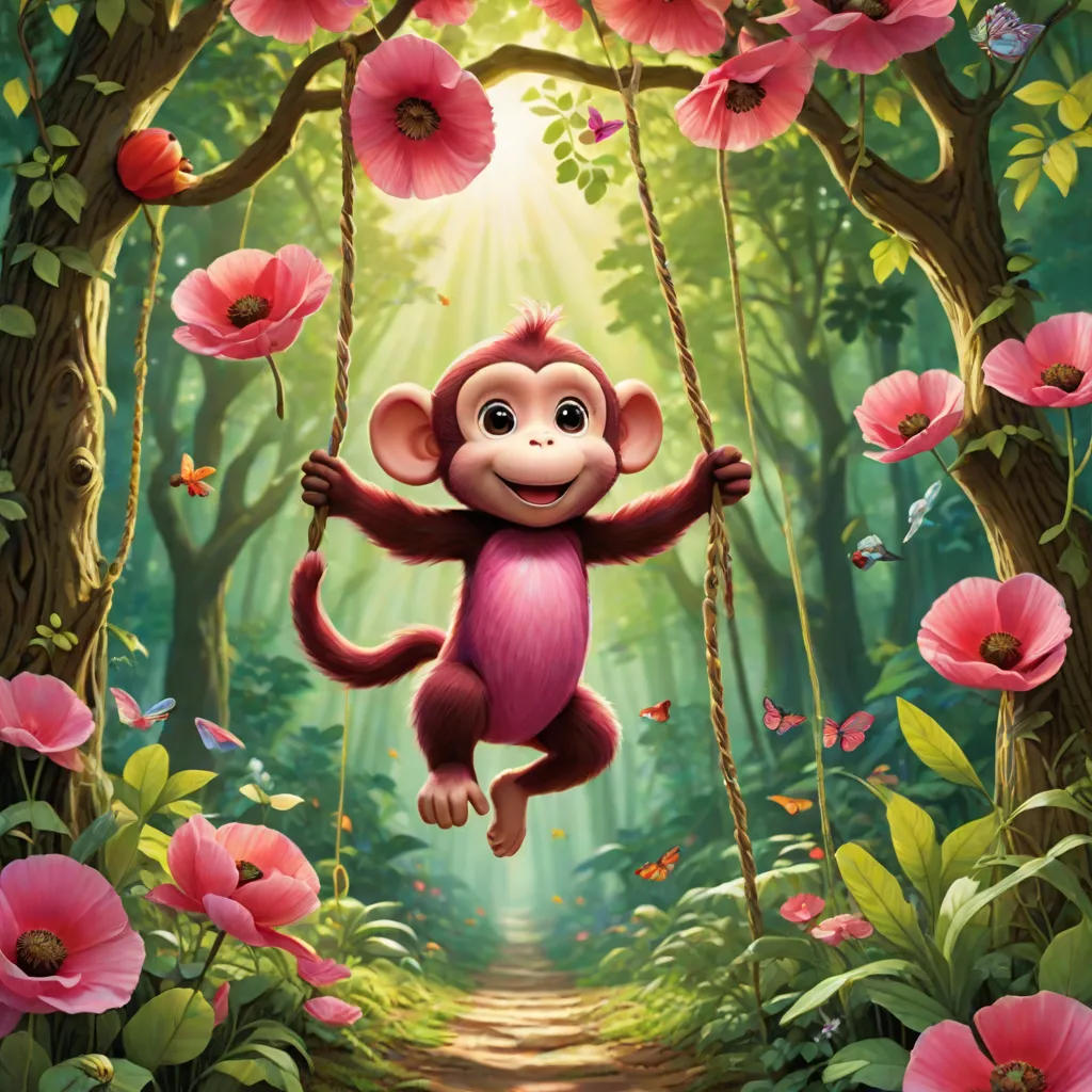 Poppy the Pink Monkey's Grand Adventure