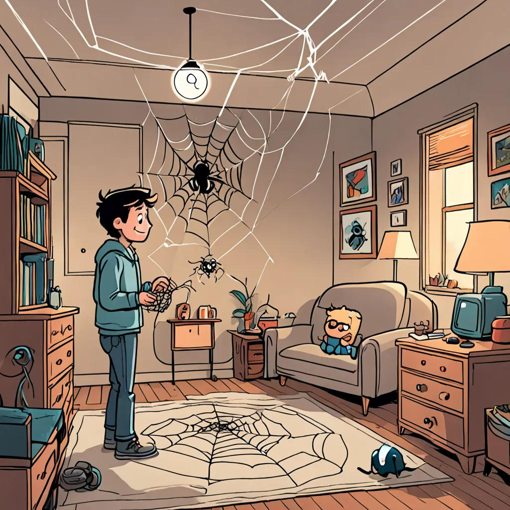 Spider Dave Learns to Behave