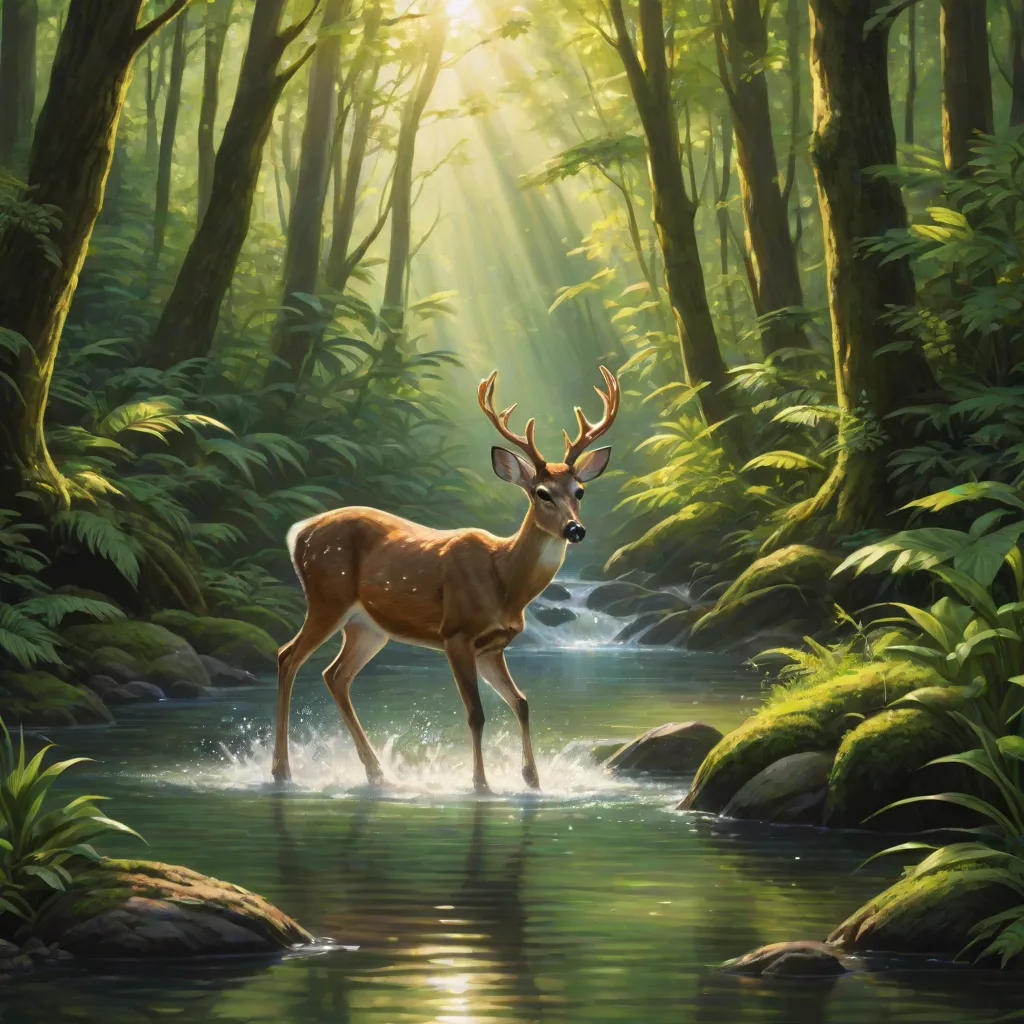 Deer and Alligator: A Jungle Adventure