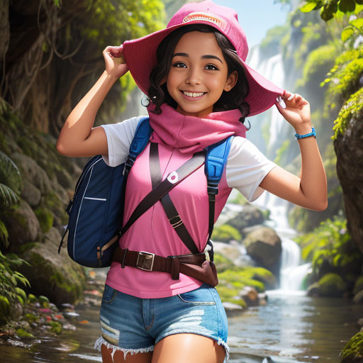 Eloá Fernanda, a Aventureira Rosa