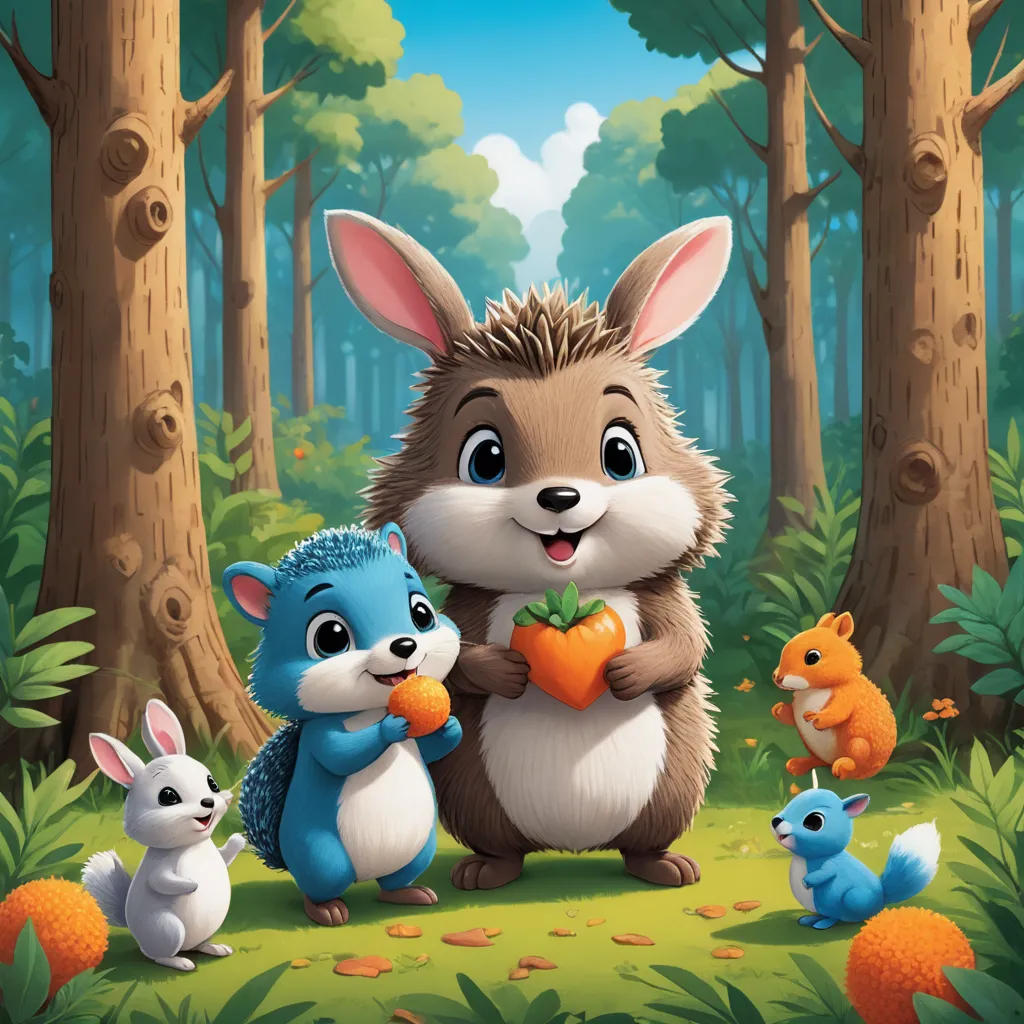 The Adventures of Generous Bunny: A Lesson on Sharing in the Forest