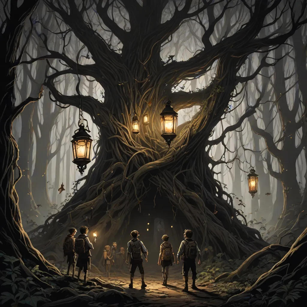 The Lantern in the Woods