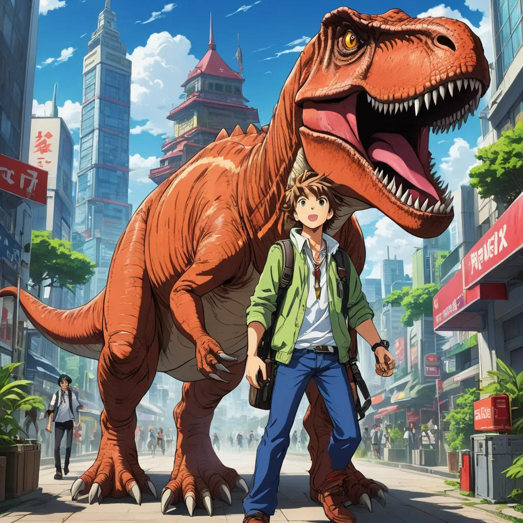 Tommy and the Time-Traveling T-Rex