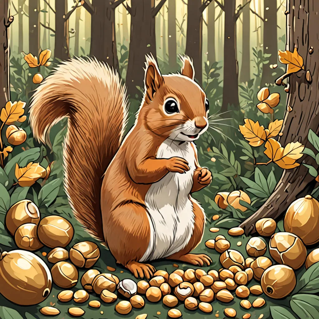 Sammy the Generous Squirrel