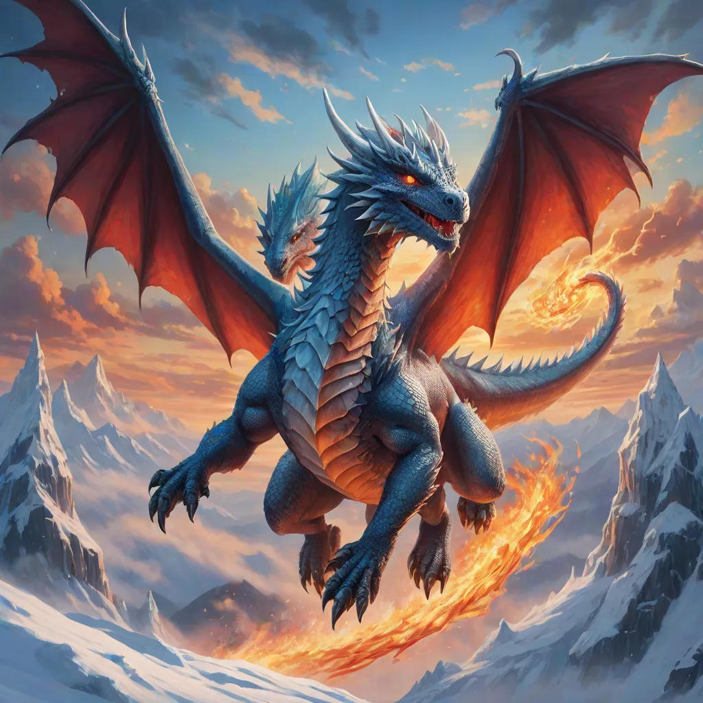 Frosty the Ice Dragon's Flight