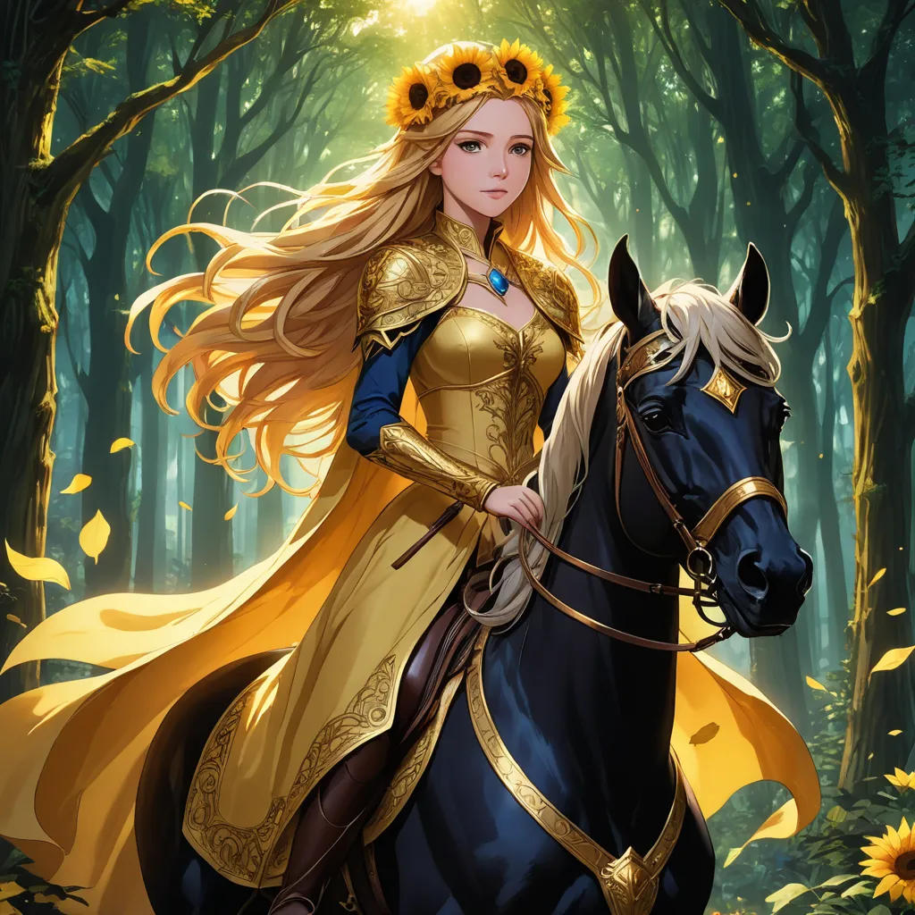 Princess and The Enchanted Sunflower