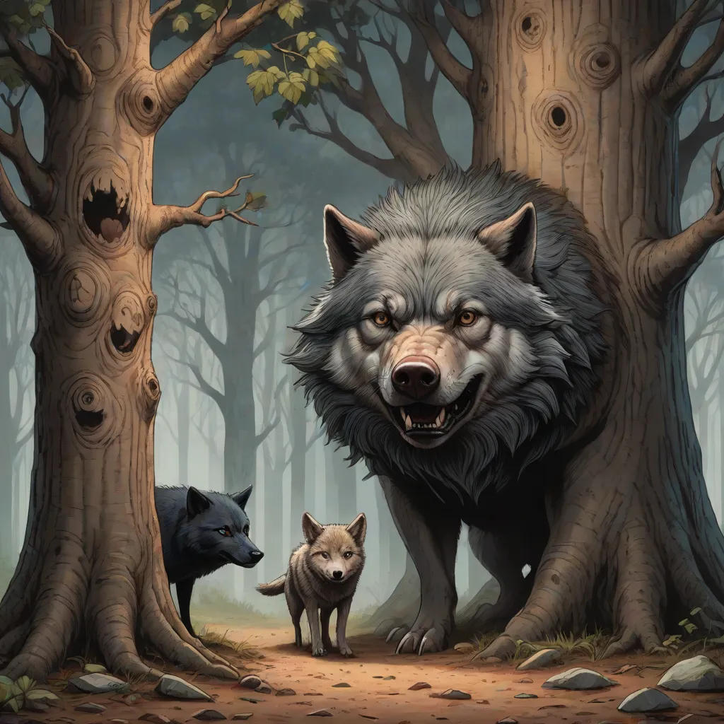 The Pigs and the Bully Wolf