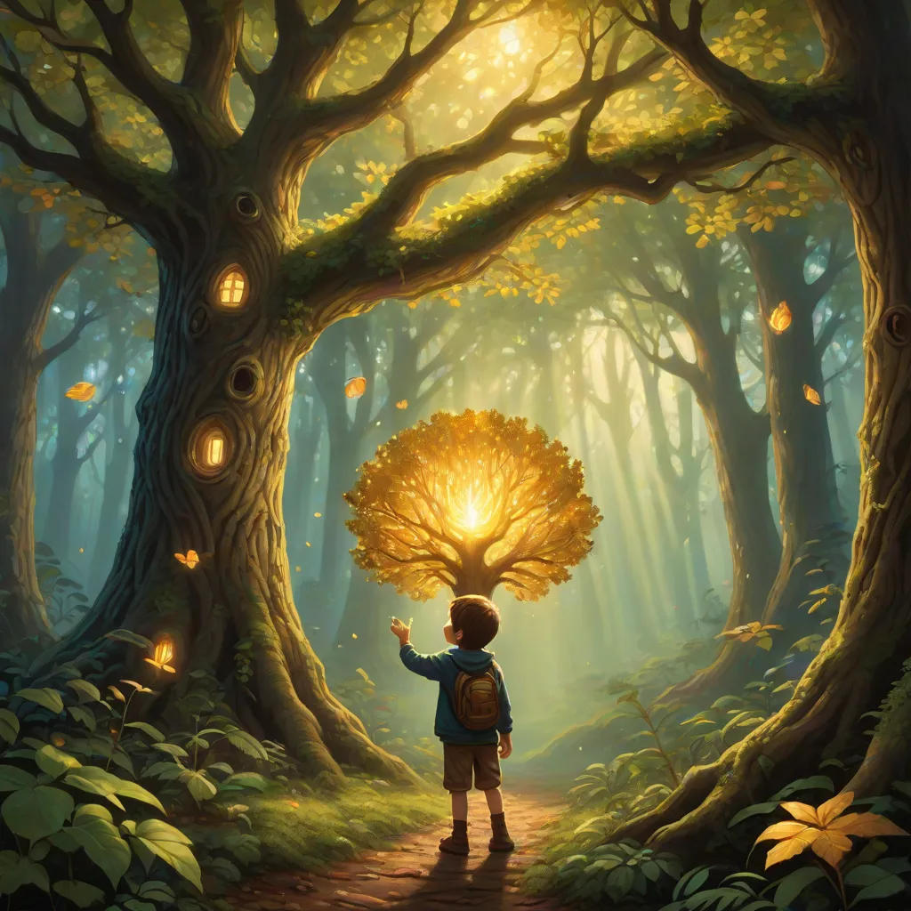 The Adventure of Timmy and the Magic Tree