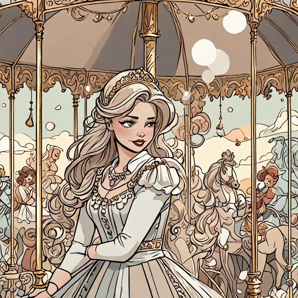 Ella and the Enchanted Carousel: A Magical Ride through Dreams