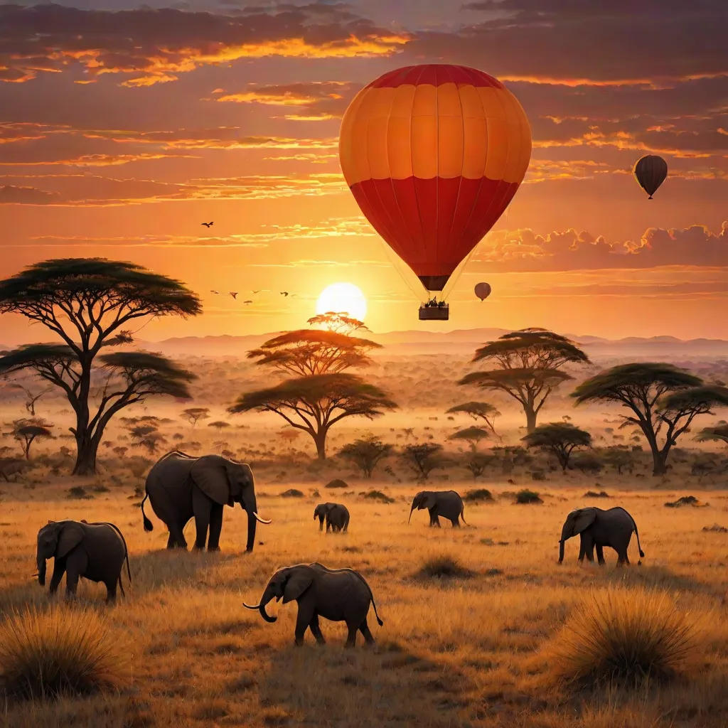 Mr. Air Balloon's African Safari Adventure