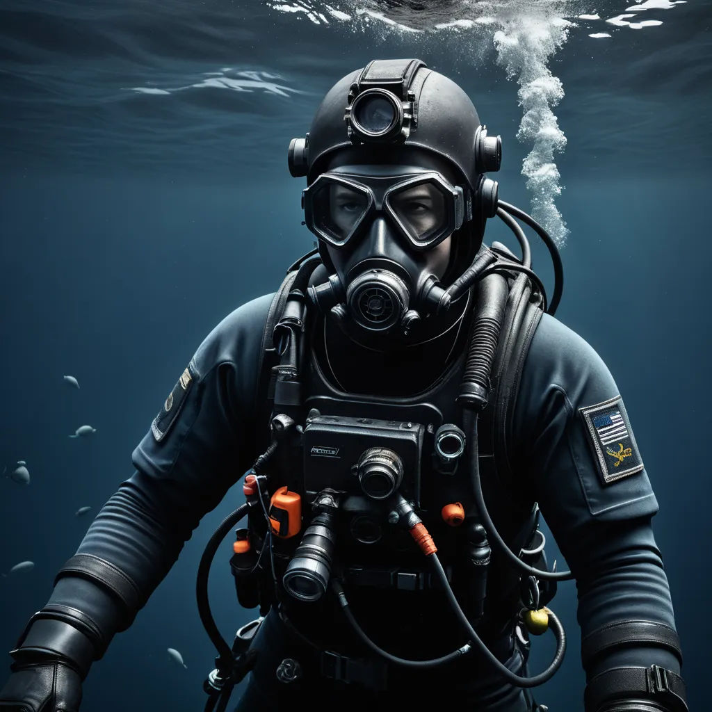 a scuba diver in a full body of water with a camera in his hand and a shark in the background, art photography, a photorealistic painting, Filip Hodas, award - winning photography