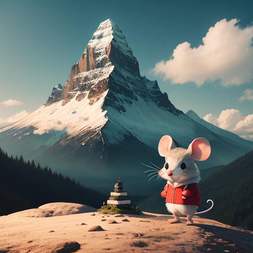 The Brave Mouse's Dinner Quest