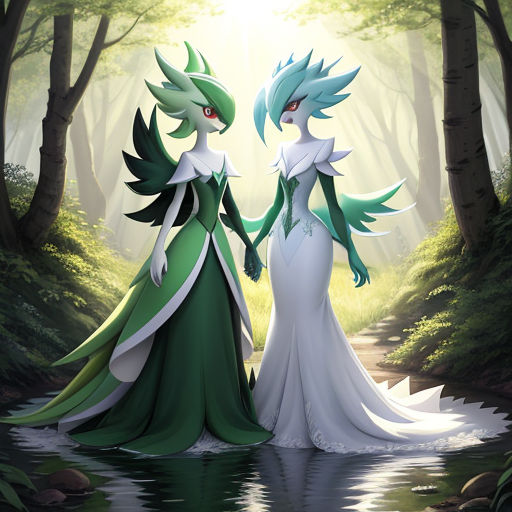 282 - The Embrace Pokemon - Mega Gardevoir — Weasyl